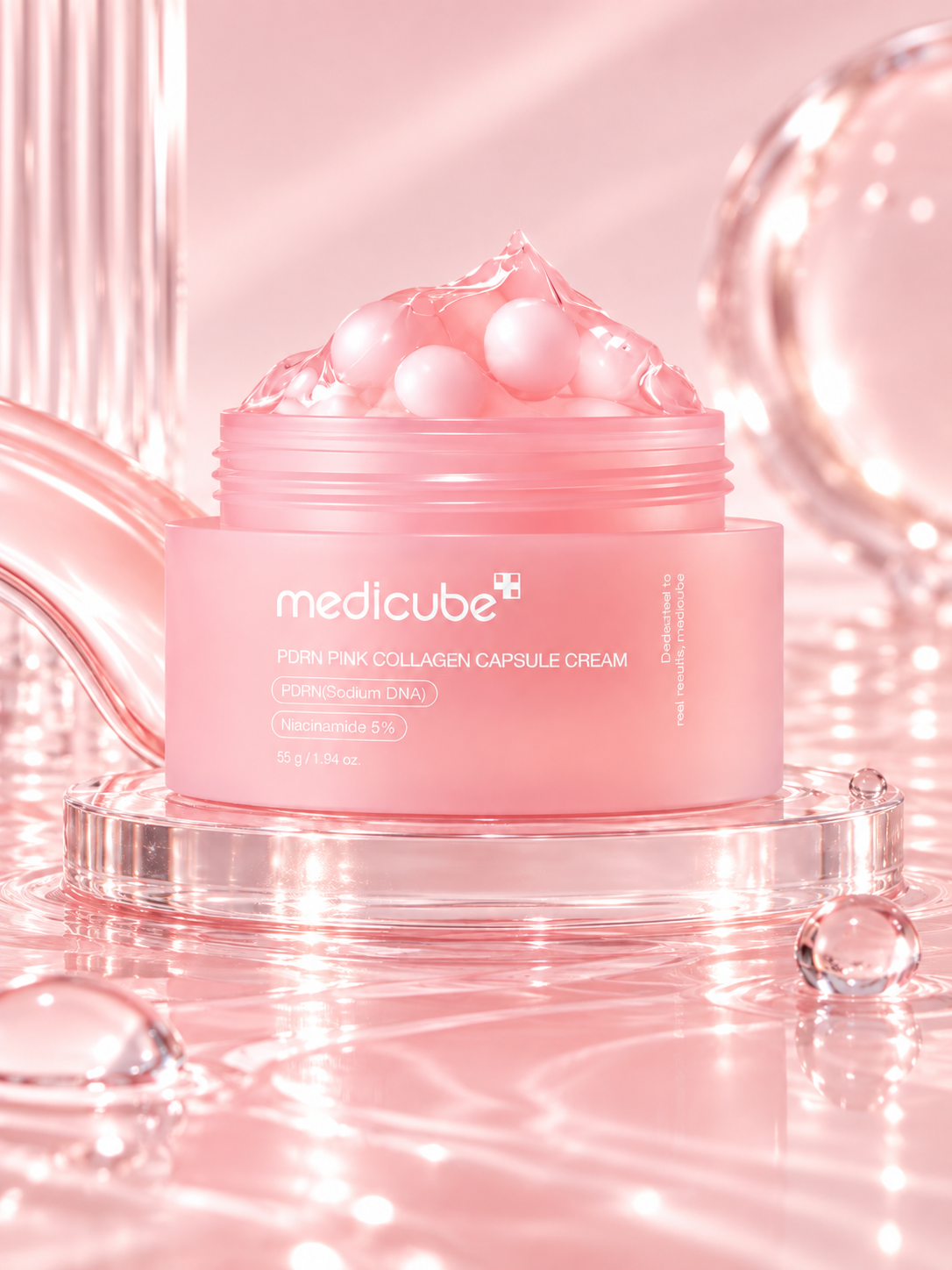 Medicube PDRN Pink Collagen — Crema en Cápsulas con Colágeno y Niacinamida 5%