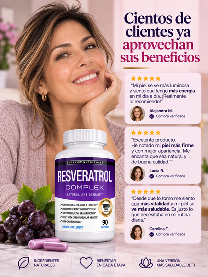 Resveratrol Complex | Antioxidante que retrasa el envejecimiento