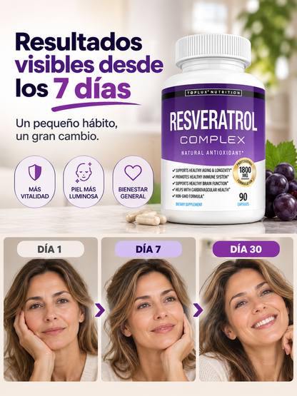 Resveratrol Complex | Antioxidante que retrasa el envejecimiento