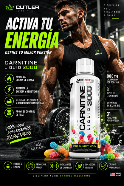 L -Carnitina 3000 | Convierte la Grasa en Energía🔥