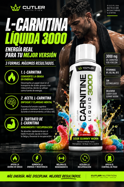 L -Carnitina 3000 | Convierte la Grasa en Energía🔥