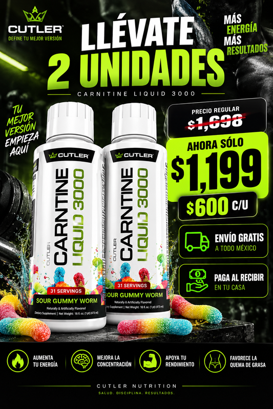 L -Carnitina 3000 | Convierte la Grasa en Energía🔥