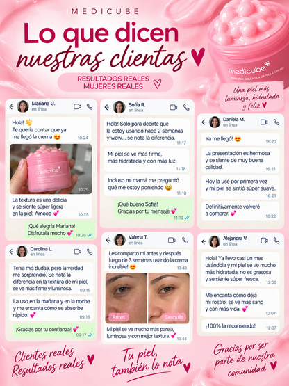 Medicube PDRN Pink Collagen — Crema en Cápsulas con Colágeno y Niacinamida 5%