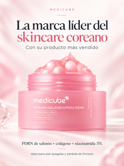 Medicube PDRN Pink Collagen — Crema en Cápsulas con Colágeno y Niacinamida 5%