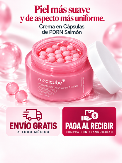 Medicube PDRN Pink Collagen — Crema en Cápsulas con Colágeno y Niacinamida 5%